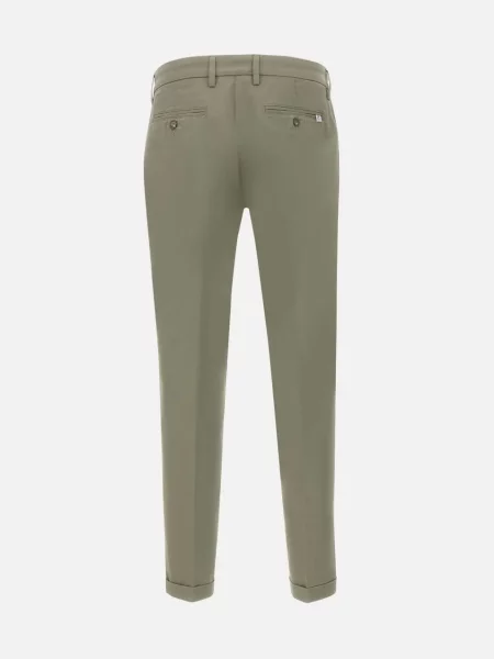 Pantaloni chino Re-hash verde