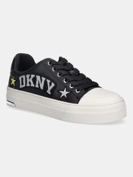 Кожени кецове Dkny York Star черно