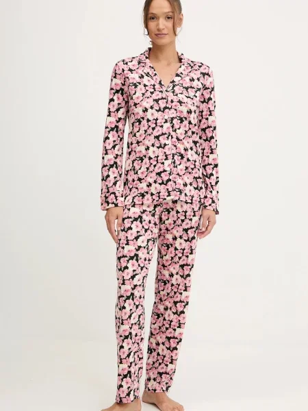 Пижама Lauren Ralph Lauren дамска розово