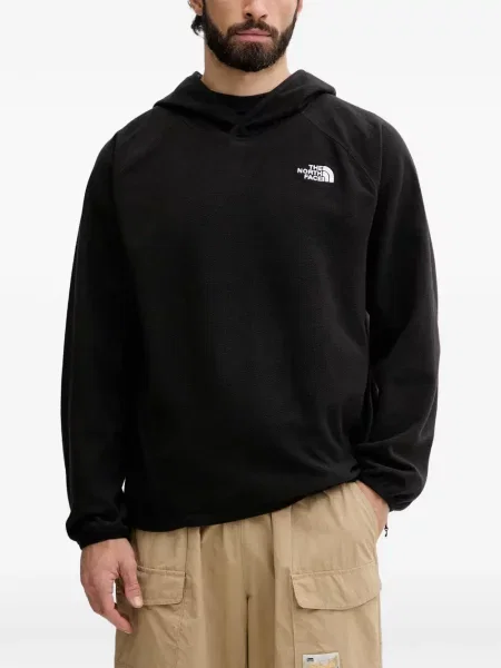 Hanorac cu glugă The North Face din fleece negru