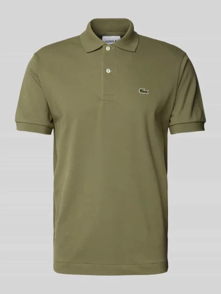Koszulka polo Lacoste oliwkowa