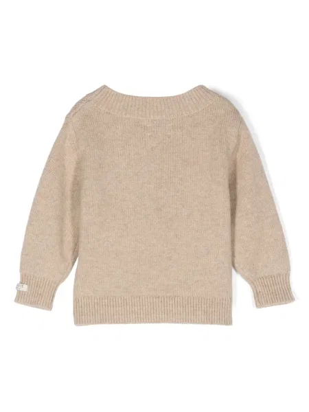 Sweter dziecięcy Donsje brązowy