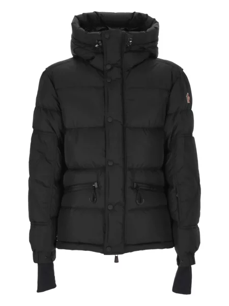 Geacă Moncler Grenoble cu glugă negru