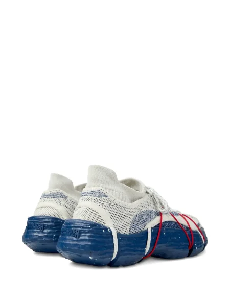 Sneakers Camper με κορδόνια με δαντέλα λευκό