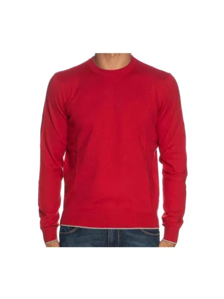 Sweter Armani Exchange z długim rękawem czerwony