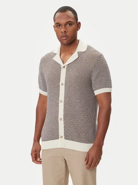 BOSS Pletena jopica C-Iconico bež