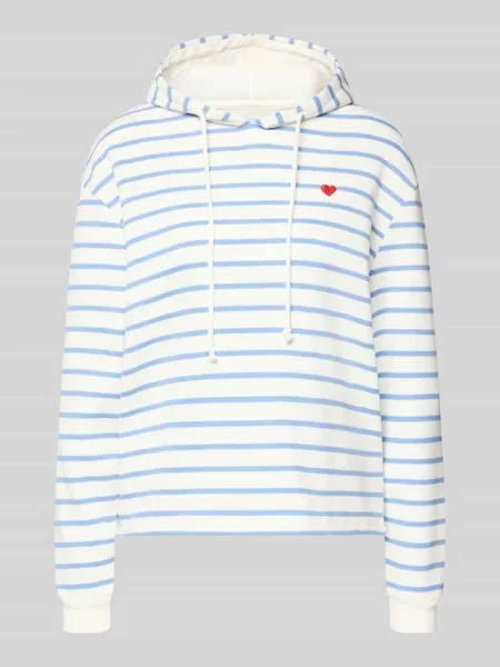 Bluza z kapturem o luźnym kroju z mieszanki bawełny model ‘CHILLI’ Pieces