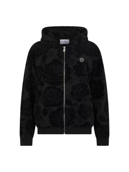 Bluza rozpinana Philipp Plein czarna