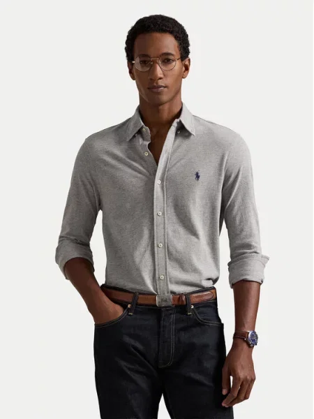 Koszula Ralph Lauren szara