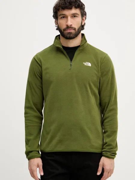 The North Face hanorac pentru bărbați din polar verde