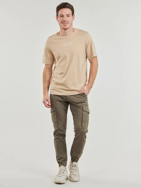 Hlače Jack & Jones smeđa
