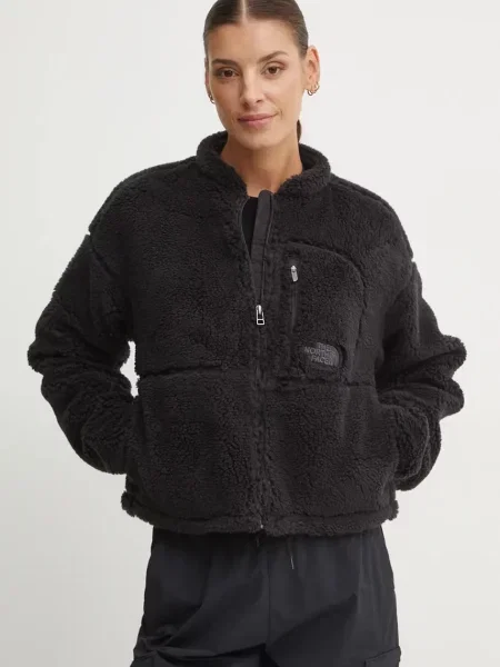 The North Face hanorac fleece SPORTY STREET neted negru