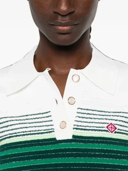 Scurt tricou polo Casablanca verde