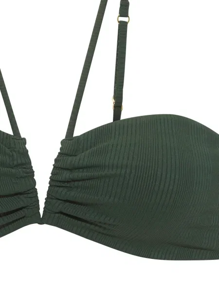 Copenhagen Studios Sutien costum de baie închis verde