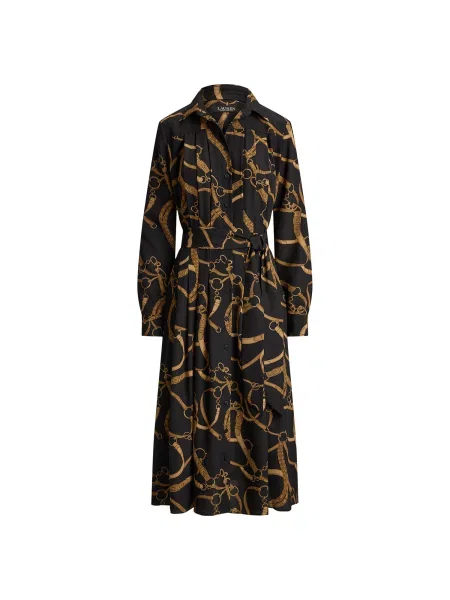 Lauren Ralph Lauren Rochie tip bluză POLY maro pueblo negru