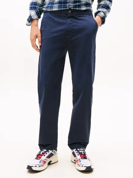 Tommy Jeans Chino hlače mornarska