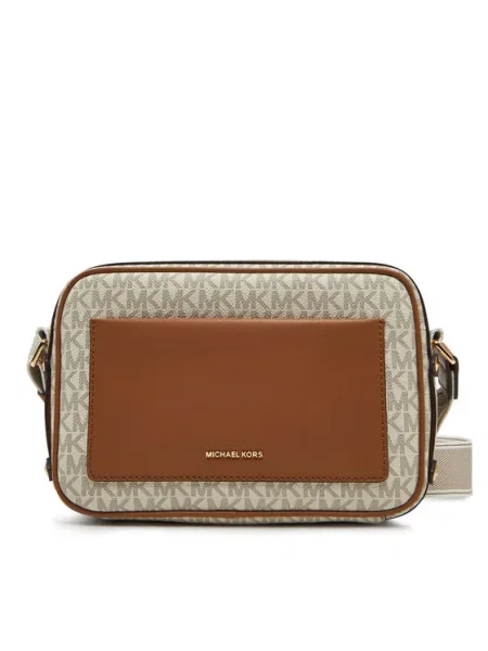 MICHAEL Michael Kors Geantă de umăr maro coniac alb