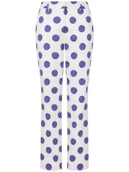 Pantaloni Moschino cu buline alb