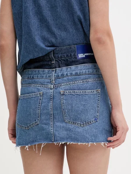 Karl Lagerfeld Jeans спідниця джинсова