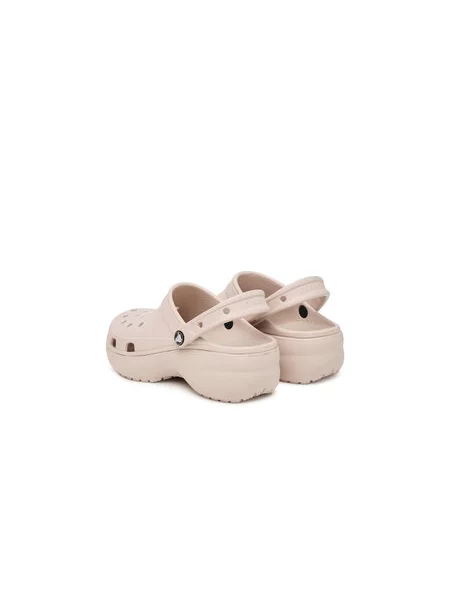 Crocs Šlepetės Classic Platform Clog smėlio