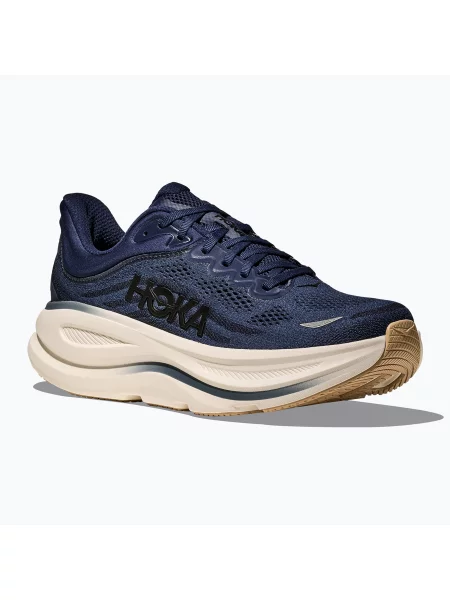 Мъжки обувки за бягане HOKA Bondi 9 Wide midnight blue/varsity navy синьо