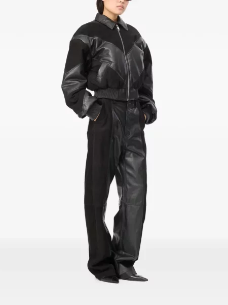 Geanta de piele Rotate Birger Christensen negru