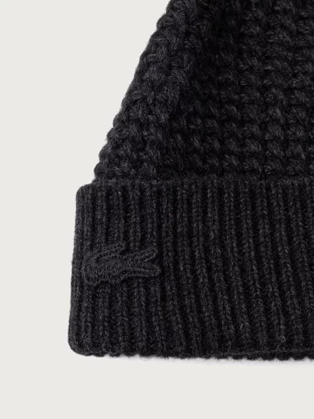 Șapcă Lacoste Knitted Caps Lightning Chine Universal gri