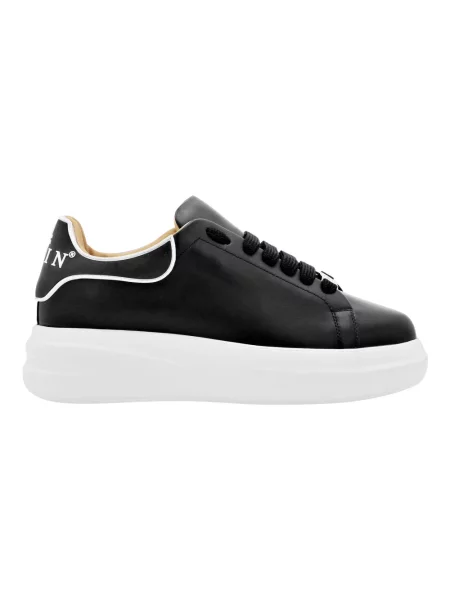 Sneakersy Philipp Plein skórzane czarne