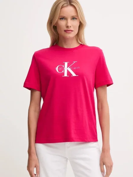 Calvin Klein Jeans tričko růžové