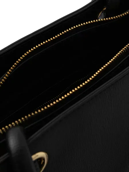 Чанта Love Moschino със сърца плетена черно