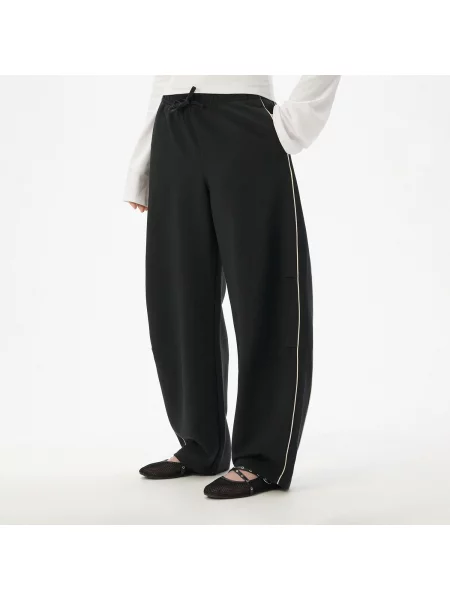 Cropp Брюки baggy чорний