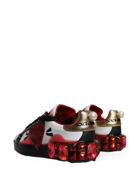 Sneakersy Dolce And Gabbana w serca białe