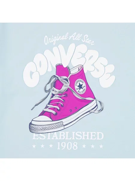 Tricou copii Converse violet
