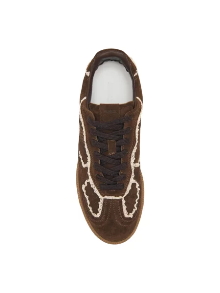 Trampki Alohas Crochet Chocolate Leather Sneakers Chocolate Brown EUR 36 brązowe