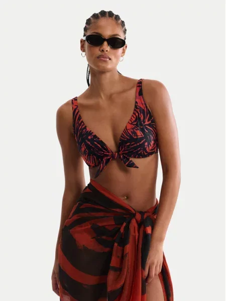 Triumph Gornji del bikini Summer Palm W rdeča