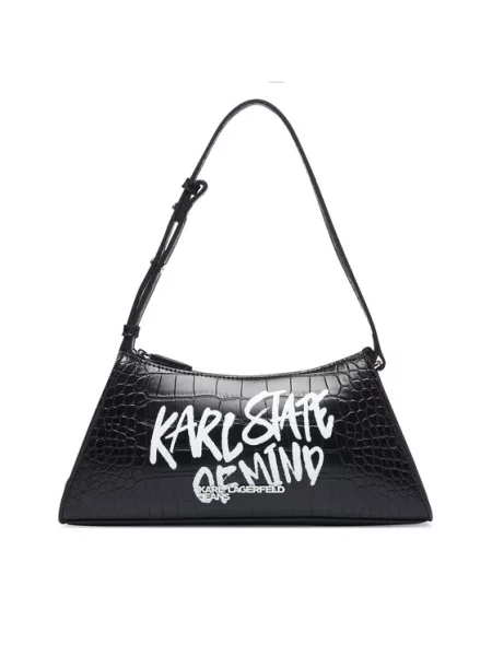 KARL LAGERFELD JEANS Torba za čez ramo črna