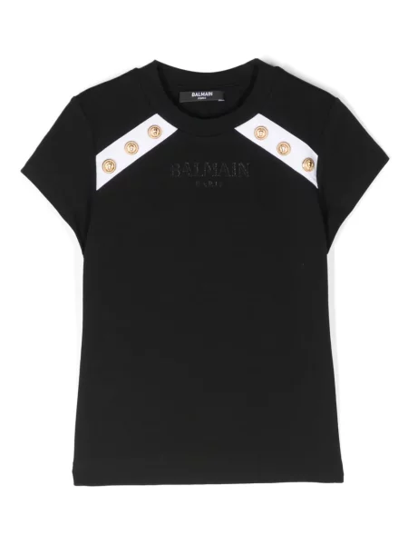 Koszulka dziecięca Balmain czarna
