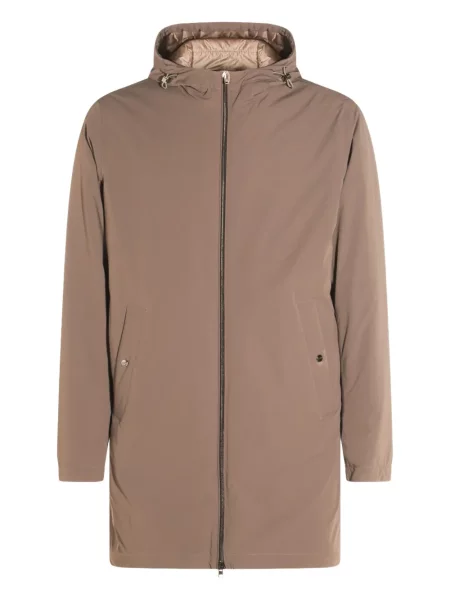 Парка Herno с качулка кафяво