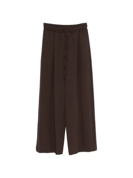 Pantaloni Vicolo cu cordon maro