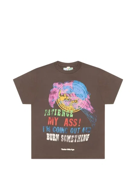 Tricou Better With Age cu imagine maro