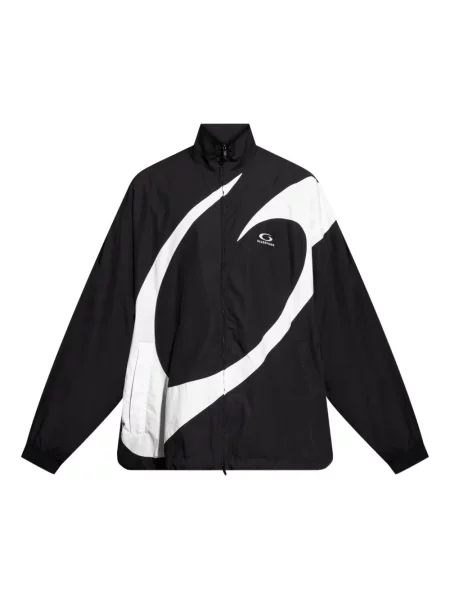 Geacă Balenciaga cu imagine negru