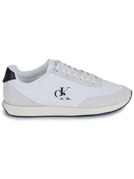 Retro rövid tornacipő Calvin Klein fehér