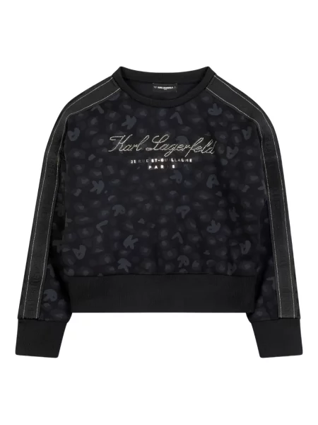 Bluza dziecięca Karl Lagerfeld czarna