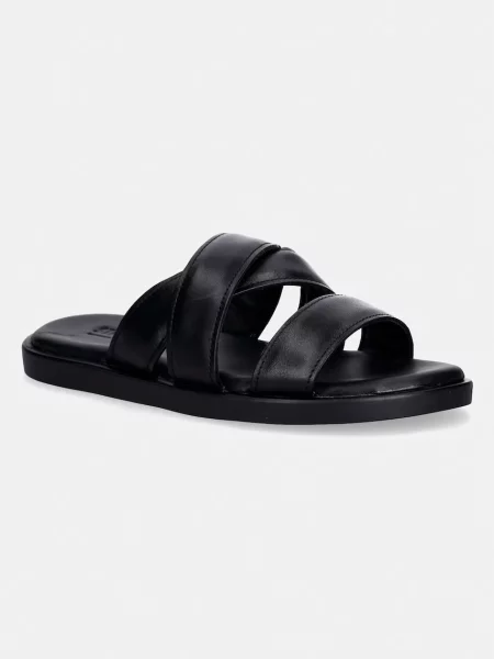 Steve Madden klapki skórzane Grabba czarne