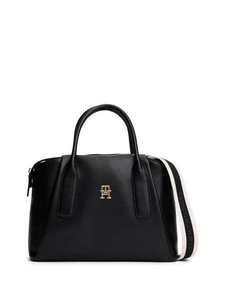 TOMMY HILFIGER Ročna torbica ESSENTIAL' črna