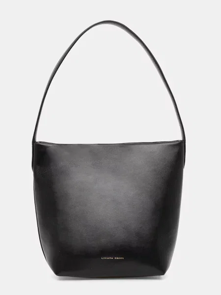 Geanta de piele Liviana Conti din piele negru