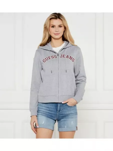 Guess Jeans Hanorac COLLEGE gri