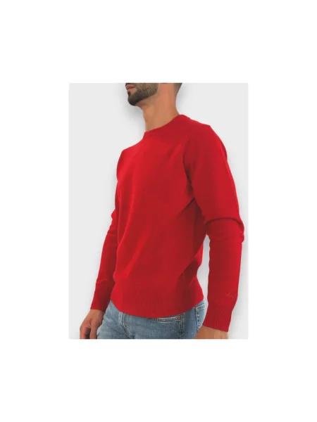 Sweter Saint Barth wełniany czerwony
