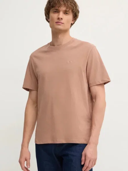 Pepe Jeans majica Connor smeđa