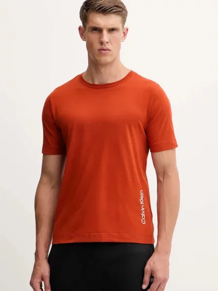 Calvin Klein Performance Tričko oranžové